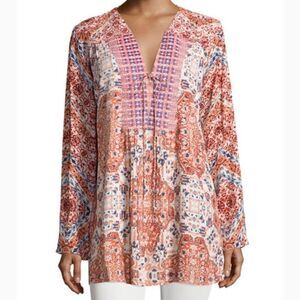 🎉🎈HP!🎉🎈Alberto Makali Printed Boho Tunic  XL💖
